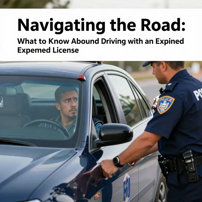 A reminder of the potential legal consequences when driving without a valid license.