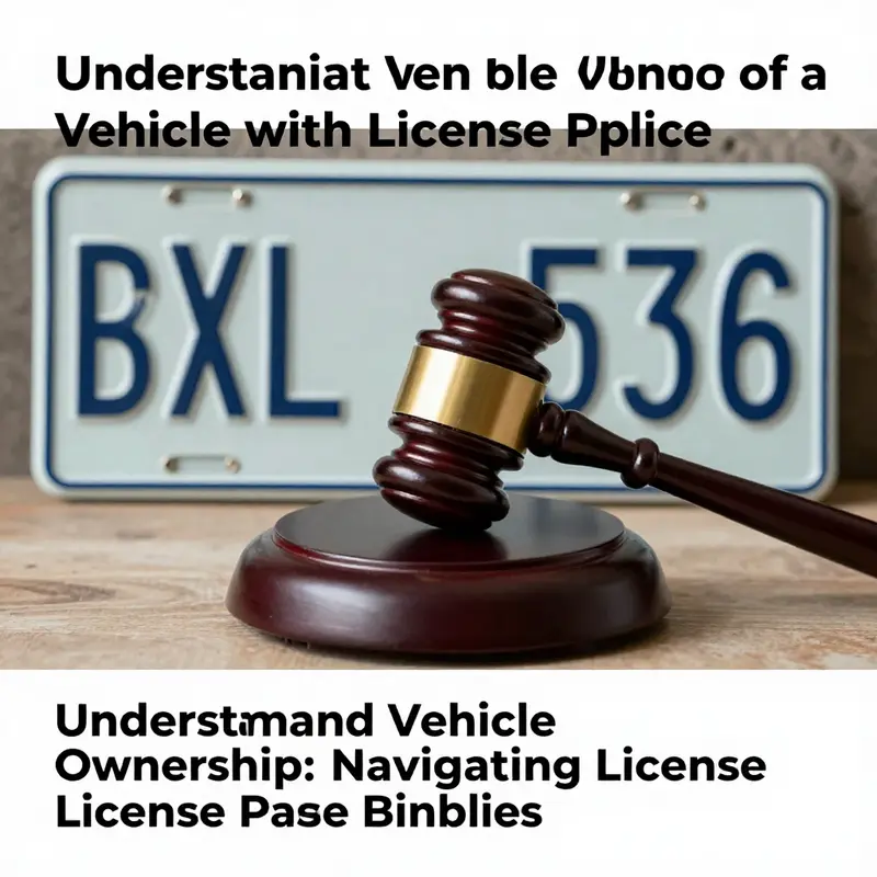 Understanding the legal and ethical considerations in identifying vehicle ownership.