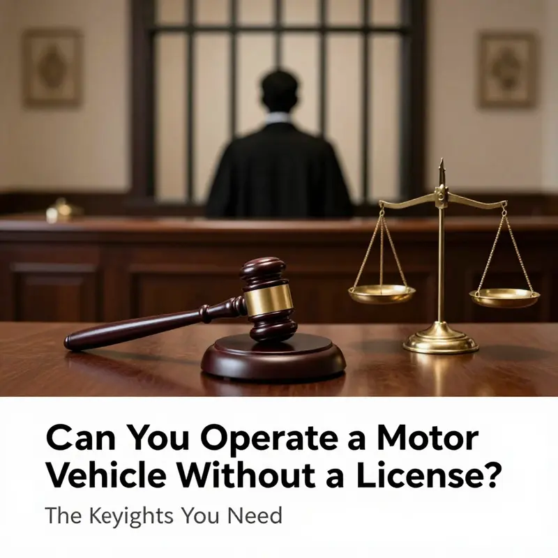 Courtroom representing the legal consequences of driving without a license.