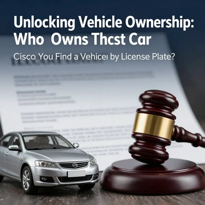 Legal aspects surrounding the inquiry of vehicle ownership through license plates.