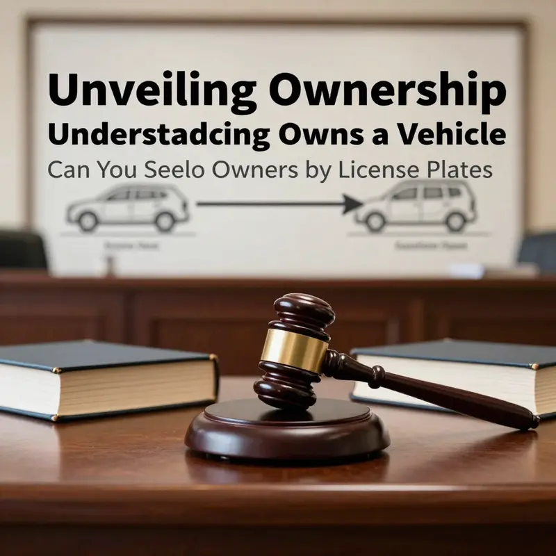 Understanding the legal context of vehicle ownership information.