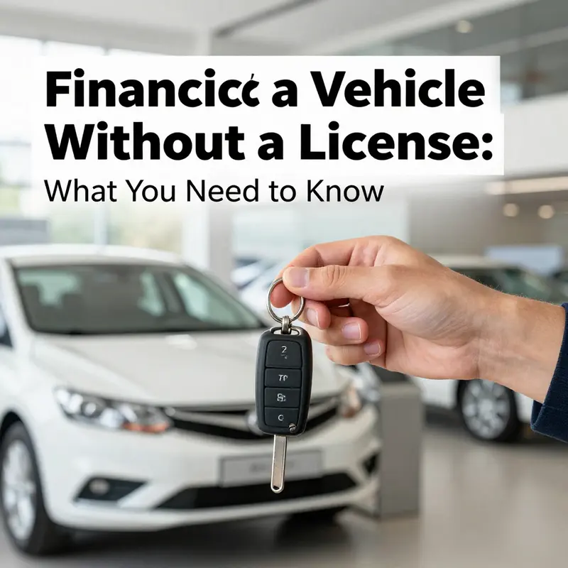Discussing vehicle financing options without needing a driver’s license.