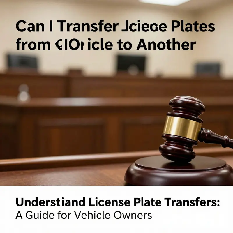 Understanding the legal aspects related to license plate transfers.