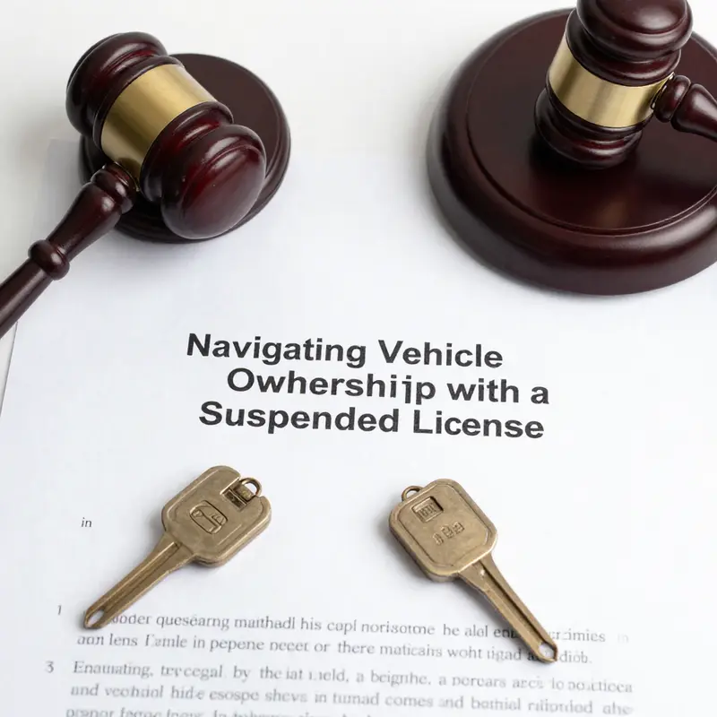 Understanding the legal framework surrounding vehicle purchase with a suspended license.