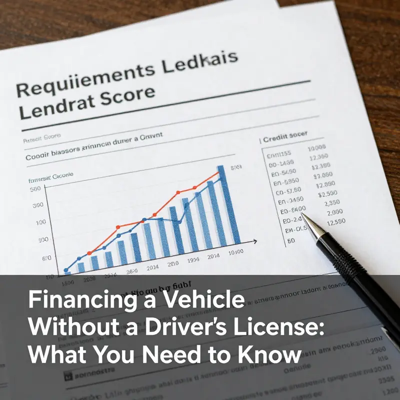 Exploring financing options for vehicles without a driver’s license.