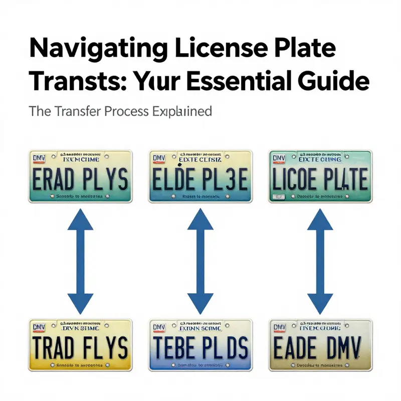 A visual representation of license plate ownership, emphasizing that they are state-issued.