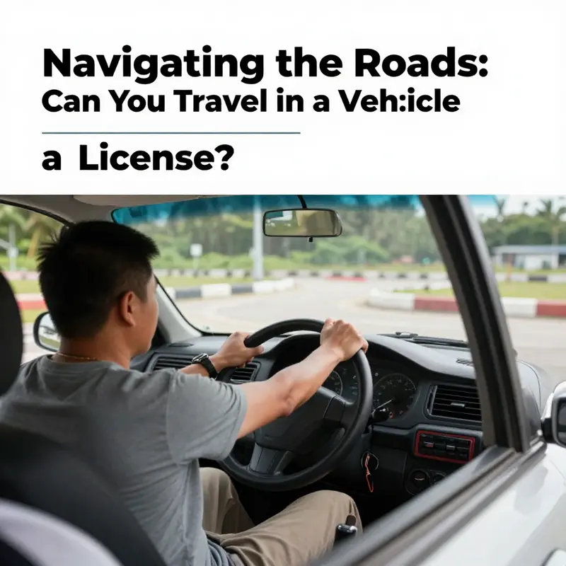 The dichotomy of car ownership and driving legality depicted through a parked vehicle and essential ownership documents.