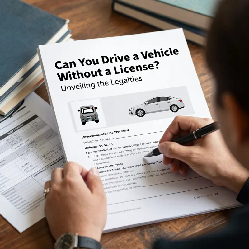 Courtroom scenario emphasizing the legal implications of driving without a valid license.