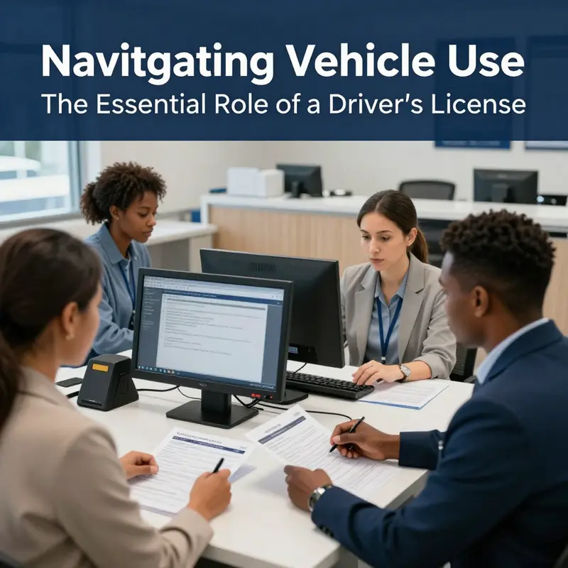 A driver’s license displaying essential details showcasing its role as a crucial permit for operating a motor vehicle.