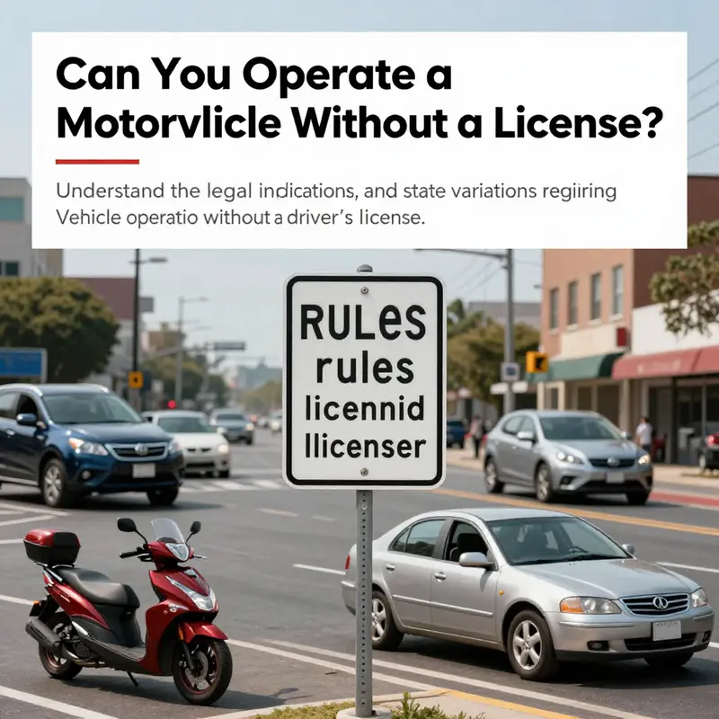 An image collage featuring diverse vehicles, a traffic sign, and a cityscape backdrop, encapsulating the theme of licensing regulations.