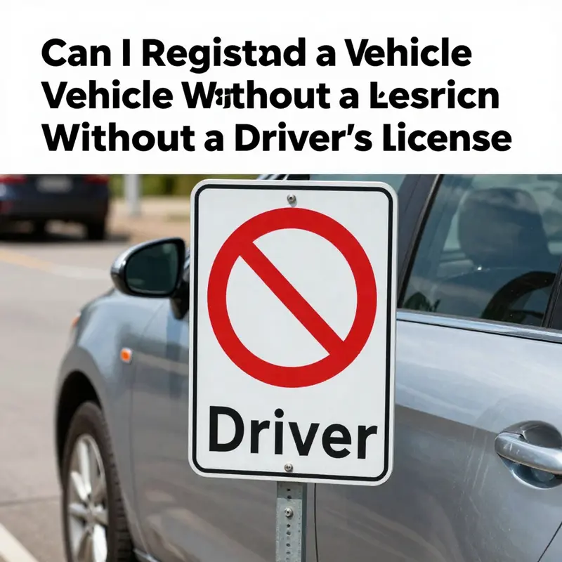 An individual examining legal documents related to vehicle registration.