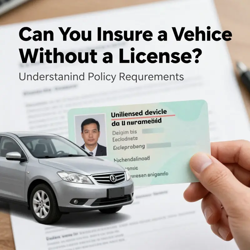 Understanding the essential requirements to obtain vehicle insurance without a driver’s license.
