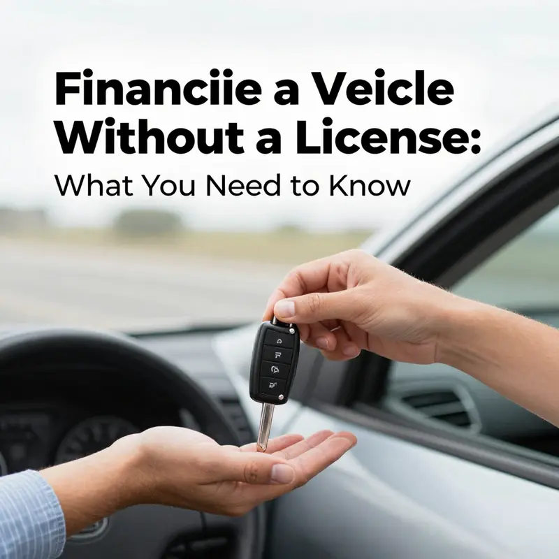 Discussing vehicle financing options without needing a driver’s license.