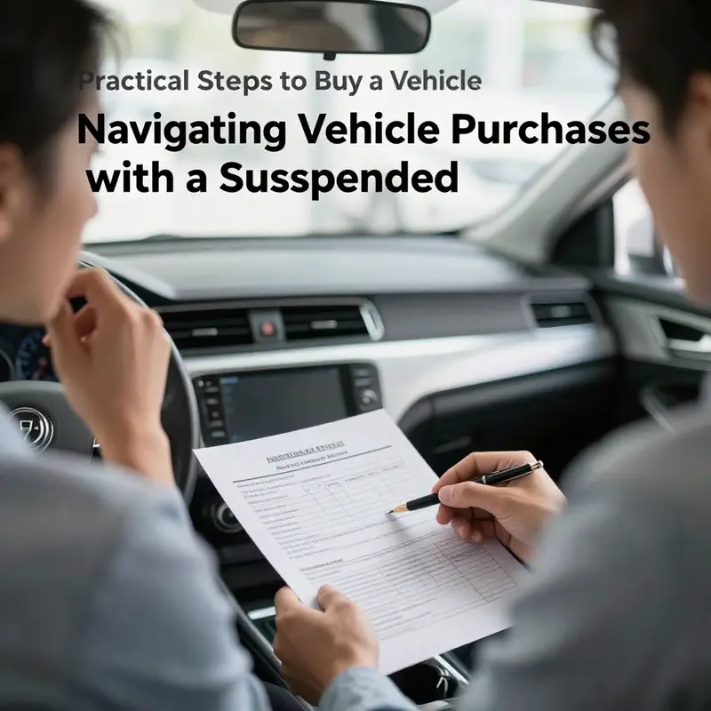 Understanding the legal landscape when purchasing a vehicle with a suspended license is crucial.