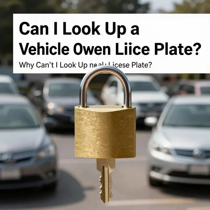 Legal limitations in accessing vehicle ownership information.