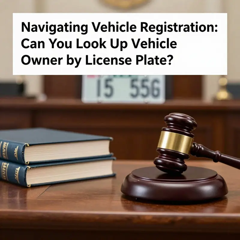 An illustration representing the legal implications surrounding vehicle owner inquiries.