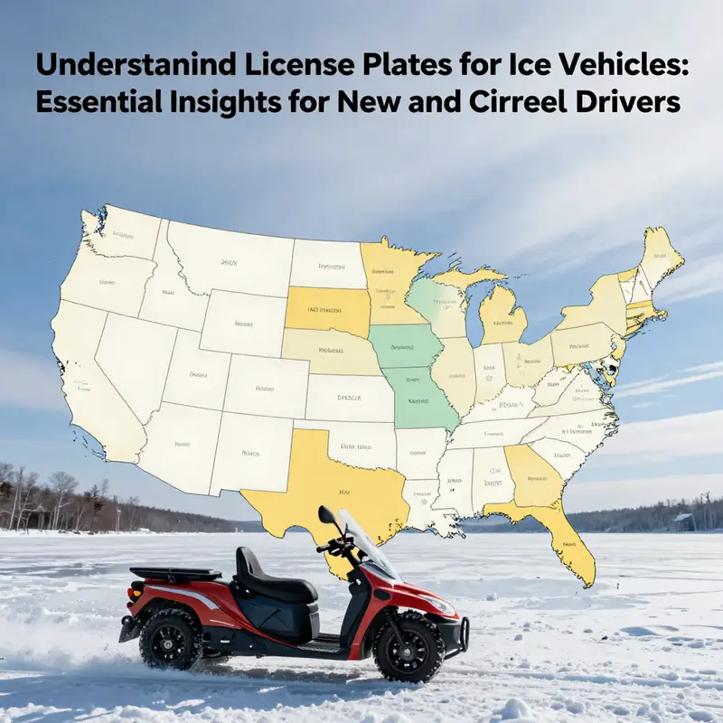 A snowmobile license plate that demonstrates the importance of registration in winter recreational vehicles.