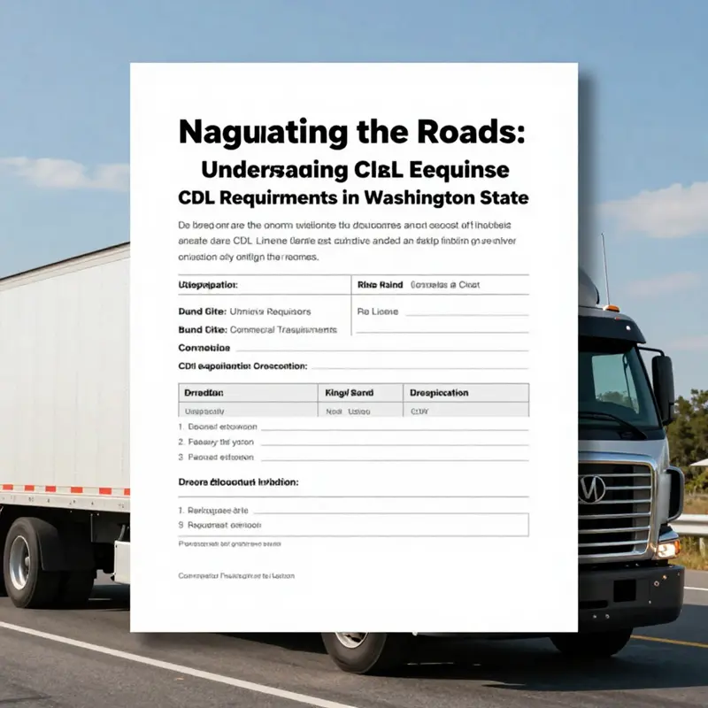 An informative illustration showcasing vehicles that require a CDL license based on size and weight.