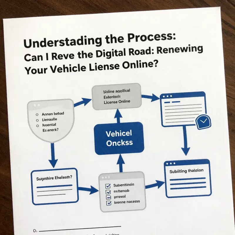 Step-by-step guide to renew vehicle licenses online.