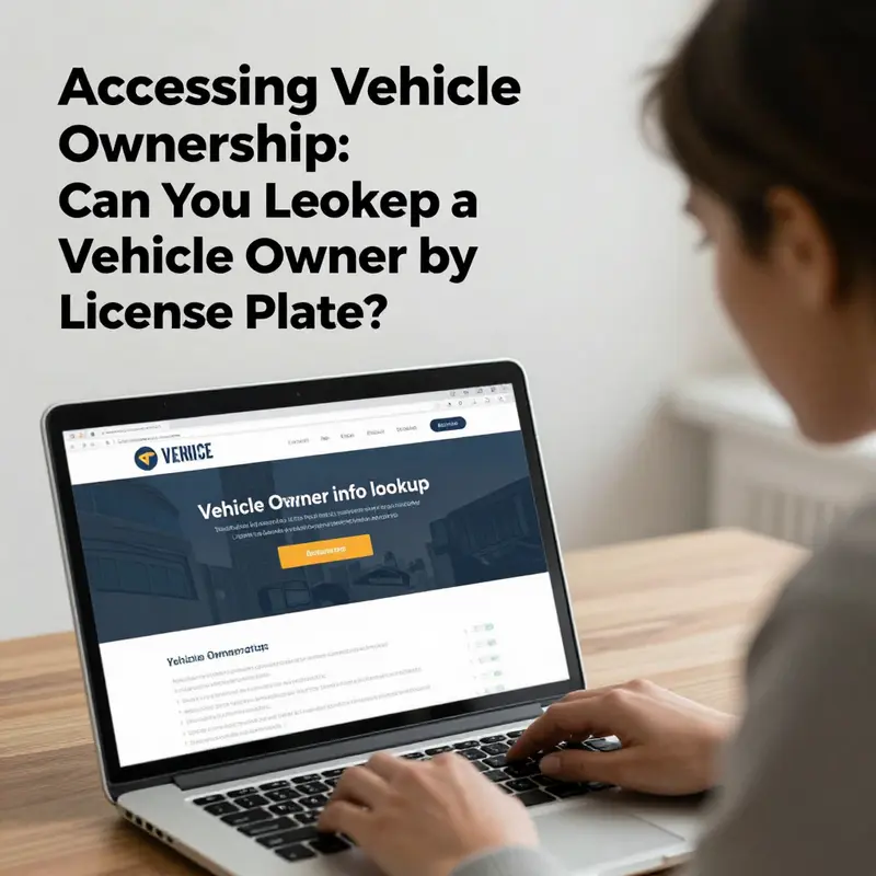 Exploring the legal boundaries of vehicle owner lookups by license plate.