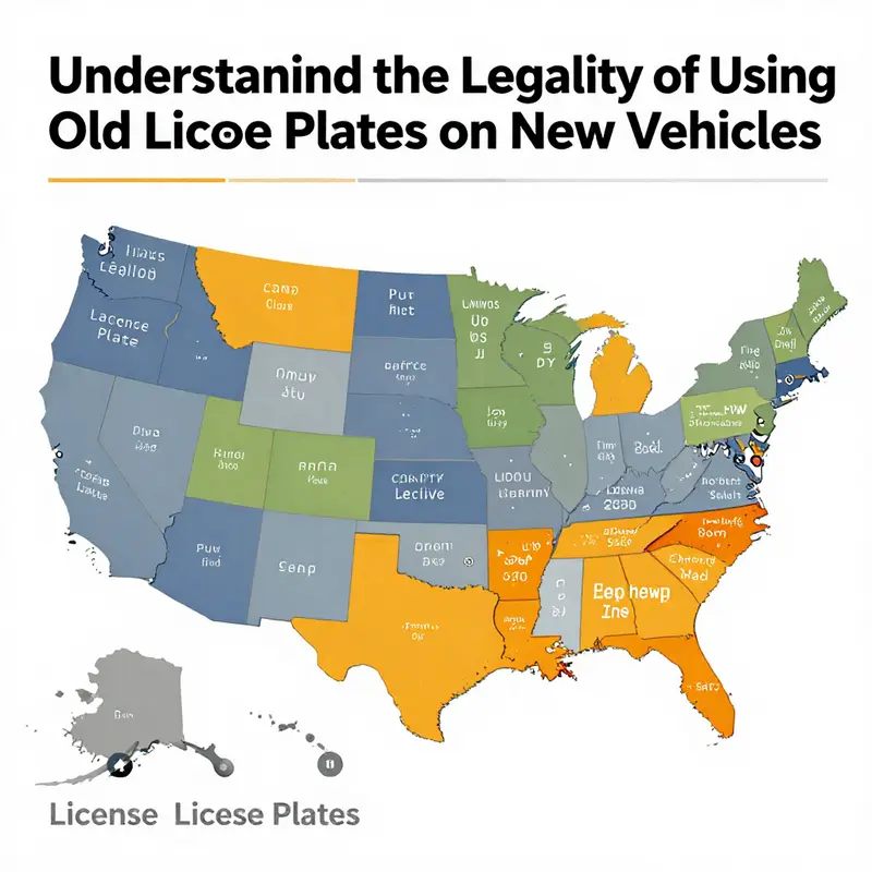 Understanding the legal implications of transferring old license plates.