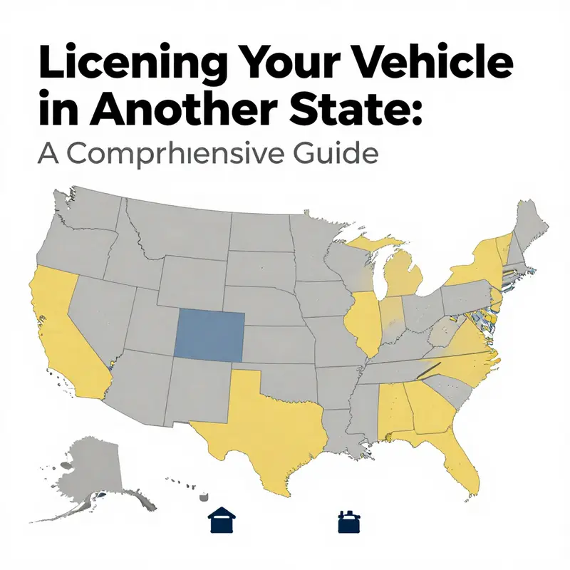 Individuals defining residency requirements at the DMV for out-of-state vehicle licensing.