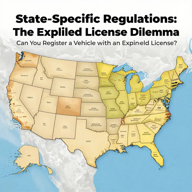 Individuals at a DMV office handling vehicle registration paperwork.