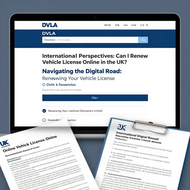 Step-by-step guide to renew vehicle licenses online.