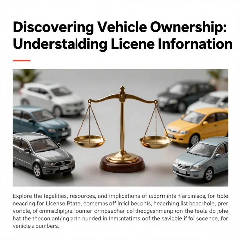 An abstract representation of vehicle ownership regarding privacy and legal justice.