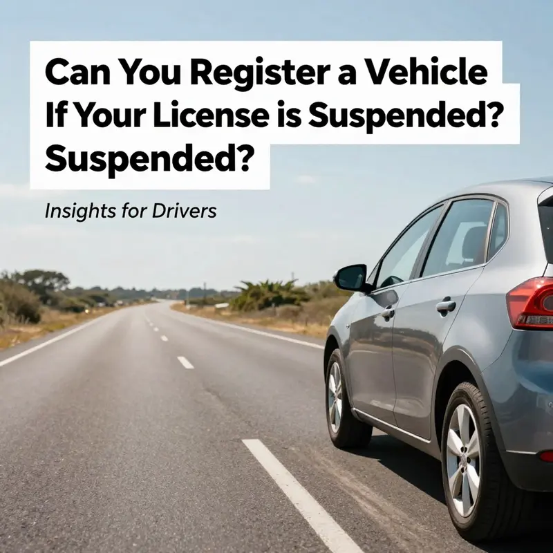 A road with a parked vehicle illustrating the journey of understanding vehicle registration rights despite licensing challenges.