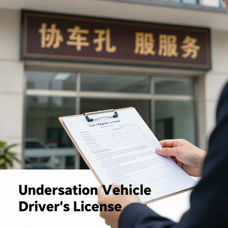 The legal documentation process for vehicle registration without a driver’s license.