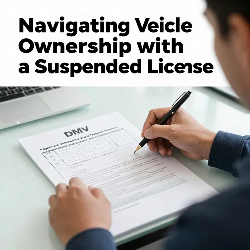 Understanding the legal framework surrounding vehicle purchase with a suspended license.