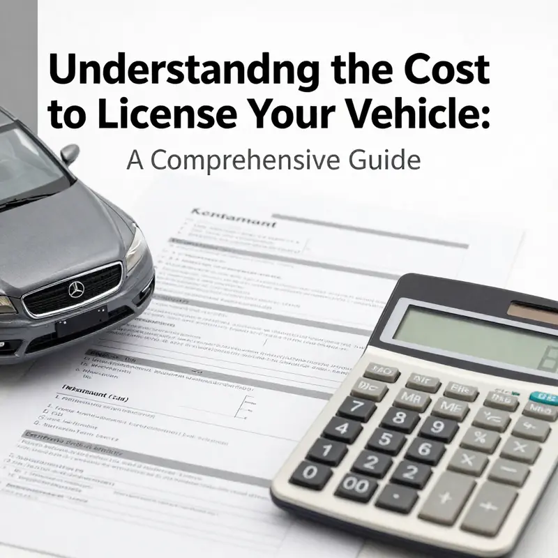 Calculating the costs associated with vehicle licensing must consider various underlying factors.