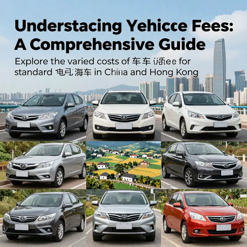 A visually engaging collage presenting a range of vehicles and their license plates, symbolizing the complexities of vehicle licensing.