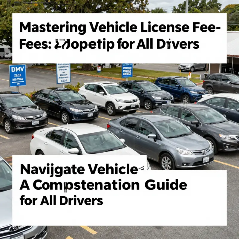 Parking lot filled with vehicles at a Department of Motor Vehicles, signifying the registration process.