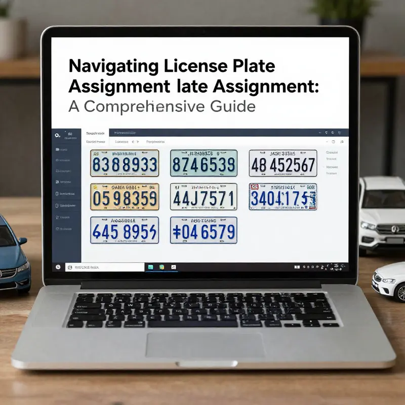 Essential documents required for vehicle purchase and license plate assignment.