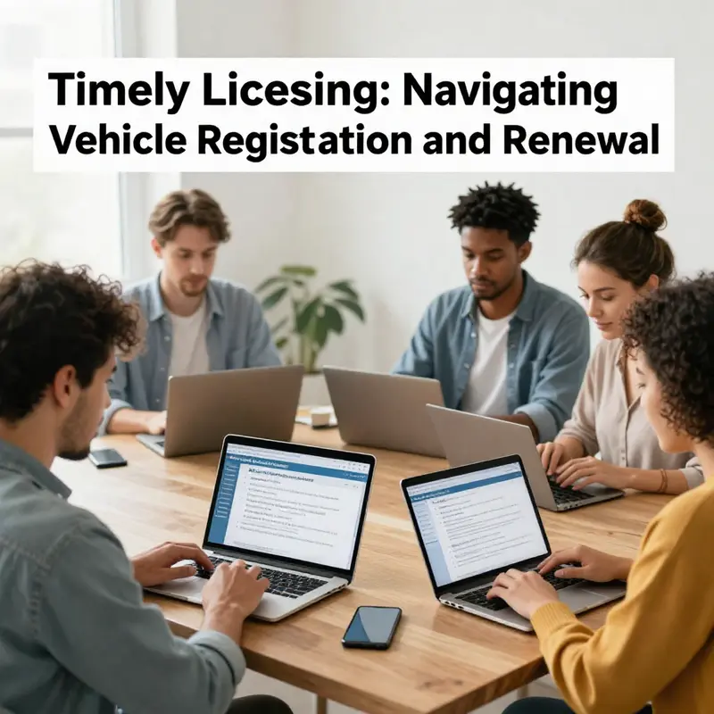 A new car purchase at a dealership illustrating the beginning of the licensing journey.