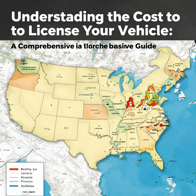 Calculating the costs associated with vehicle licensing must consider various underlying factors.