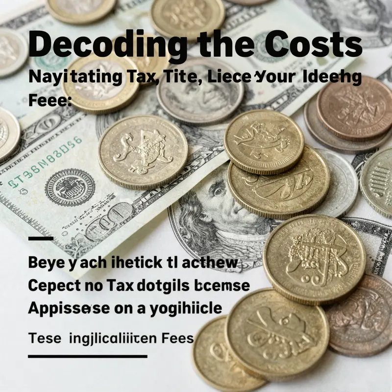 Understanding title fees and the process of transferring vehicle ownership.