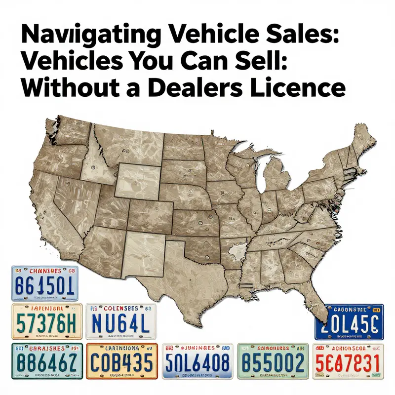 A visual overview highlighting the variety of regulations on vehicle sales across different states.