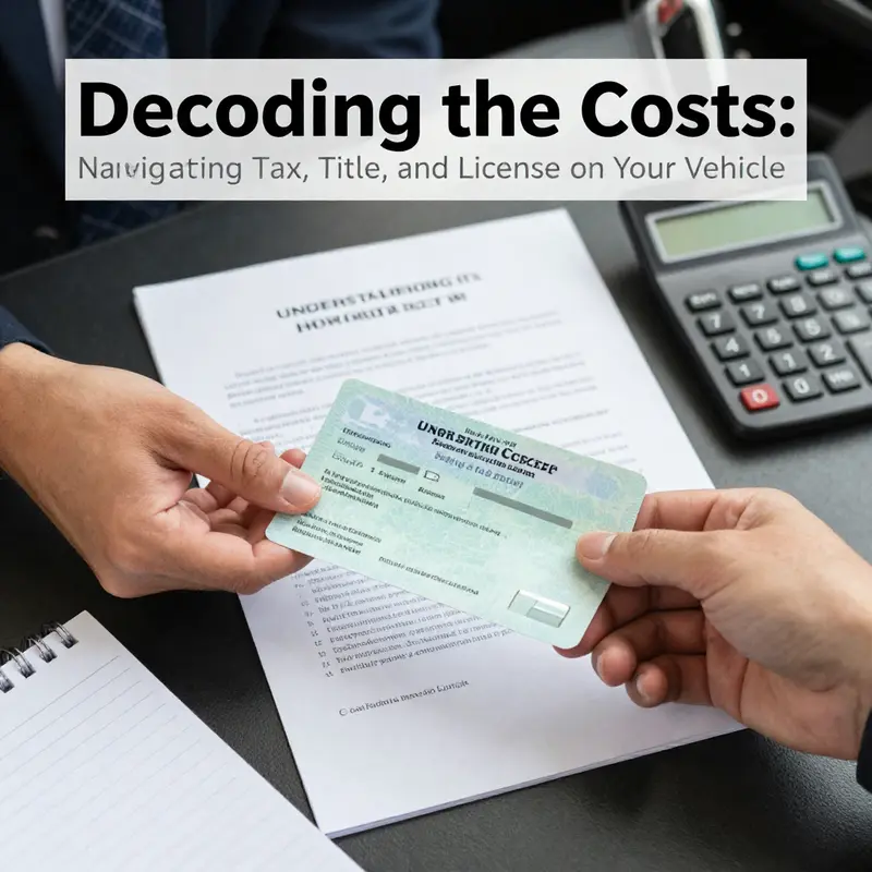 Understanding title fees and the process of transferring vehicle ownership.