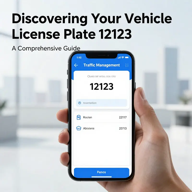 The Traffic Management 12123 app provides a user-friendly interface to easily access vehicle license plate information.