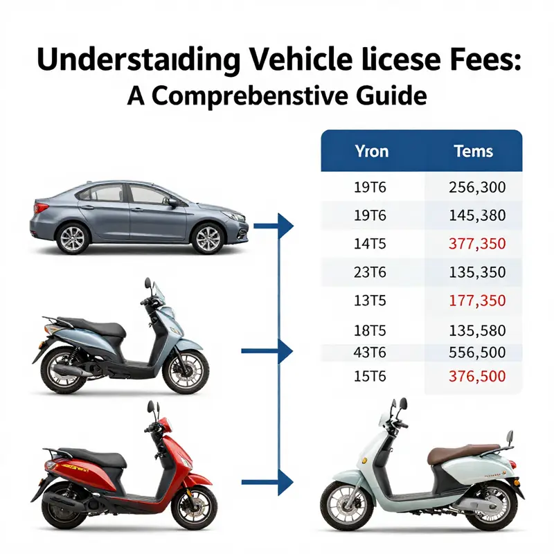 The process of obtaining a vehicle license for standard cars in a registration office.