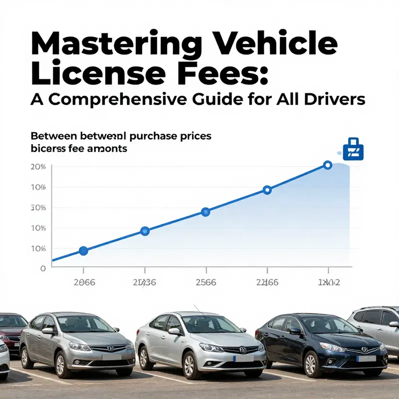 Visual representation of various vehicle categories with associated weight distinctions affecting license fees.