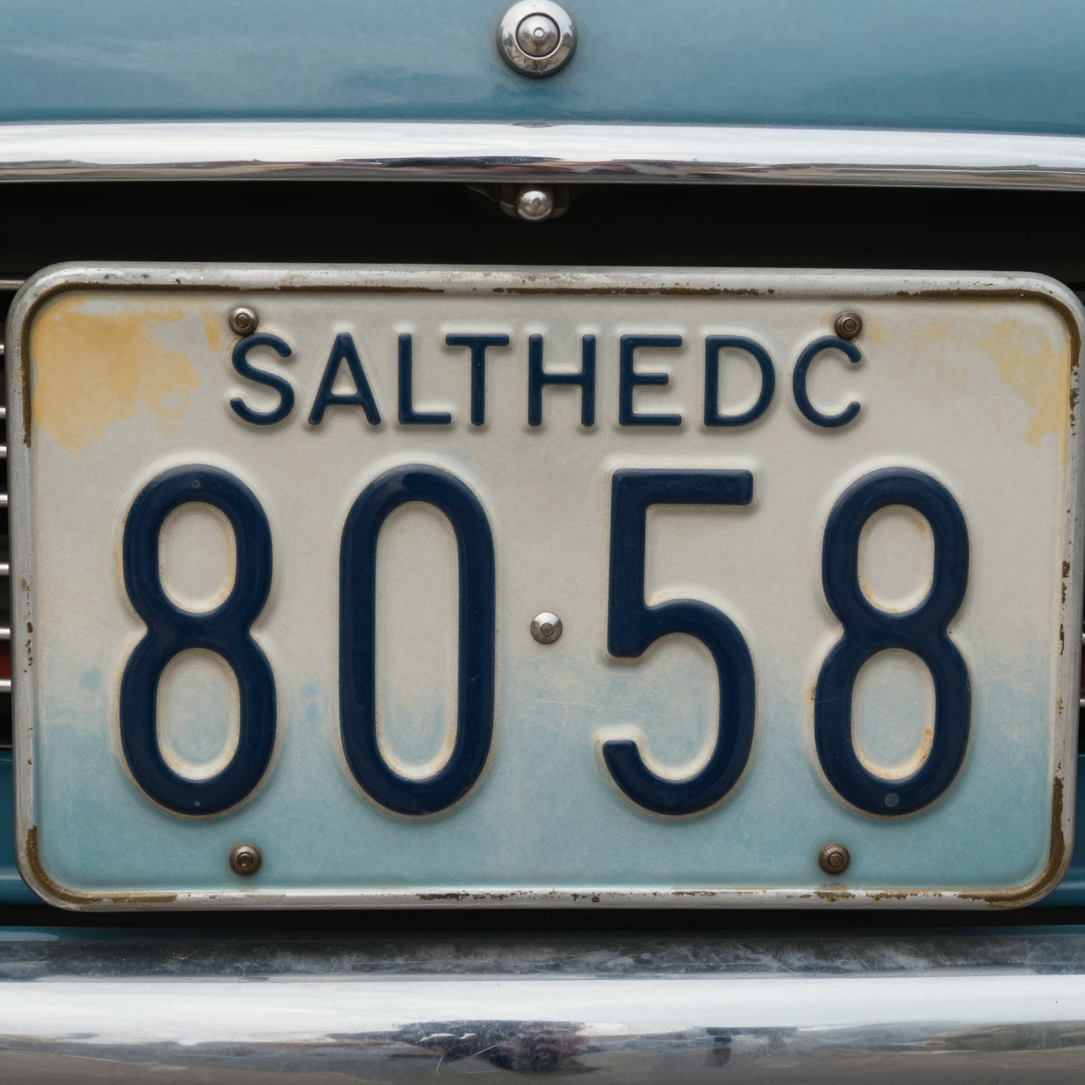 Historic Vehicle License Plate