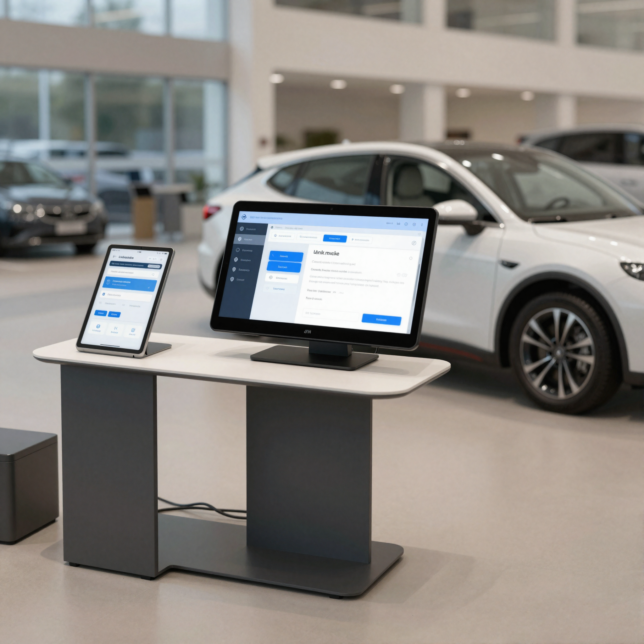 Modern Motor Vehicle Dealership