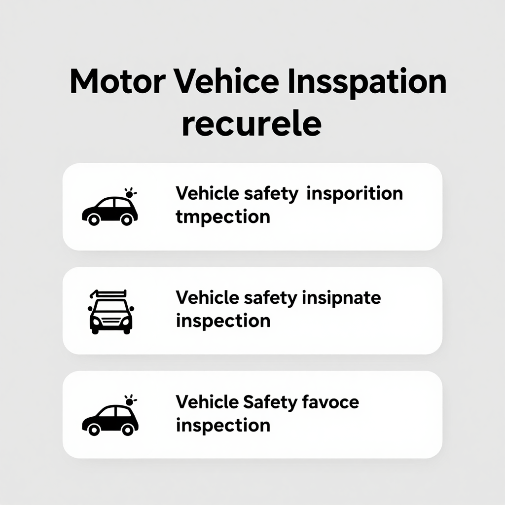 Steps to Obtain a Motor Vehicle Inspection License