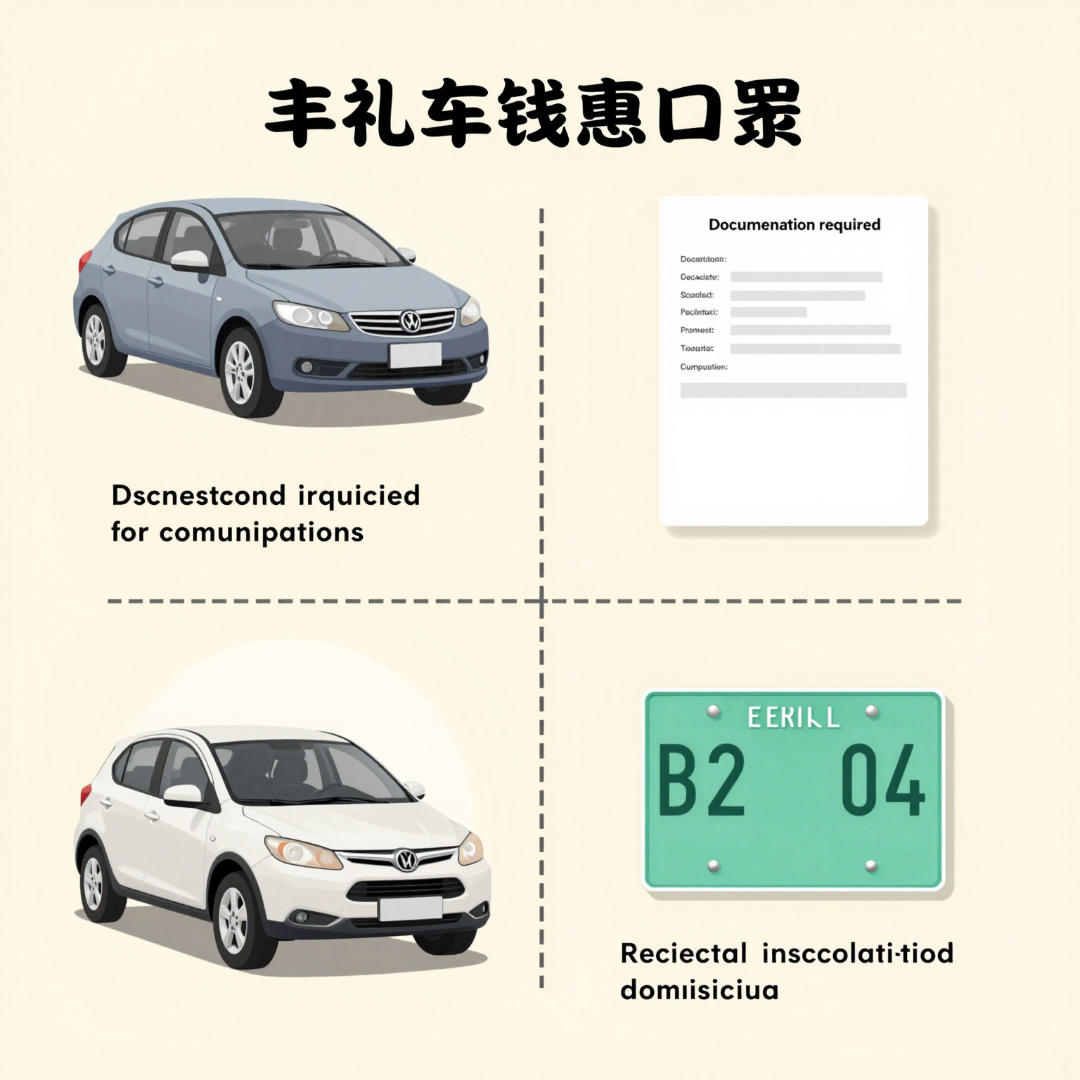 Vehicle Licensing Process Infographic
