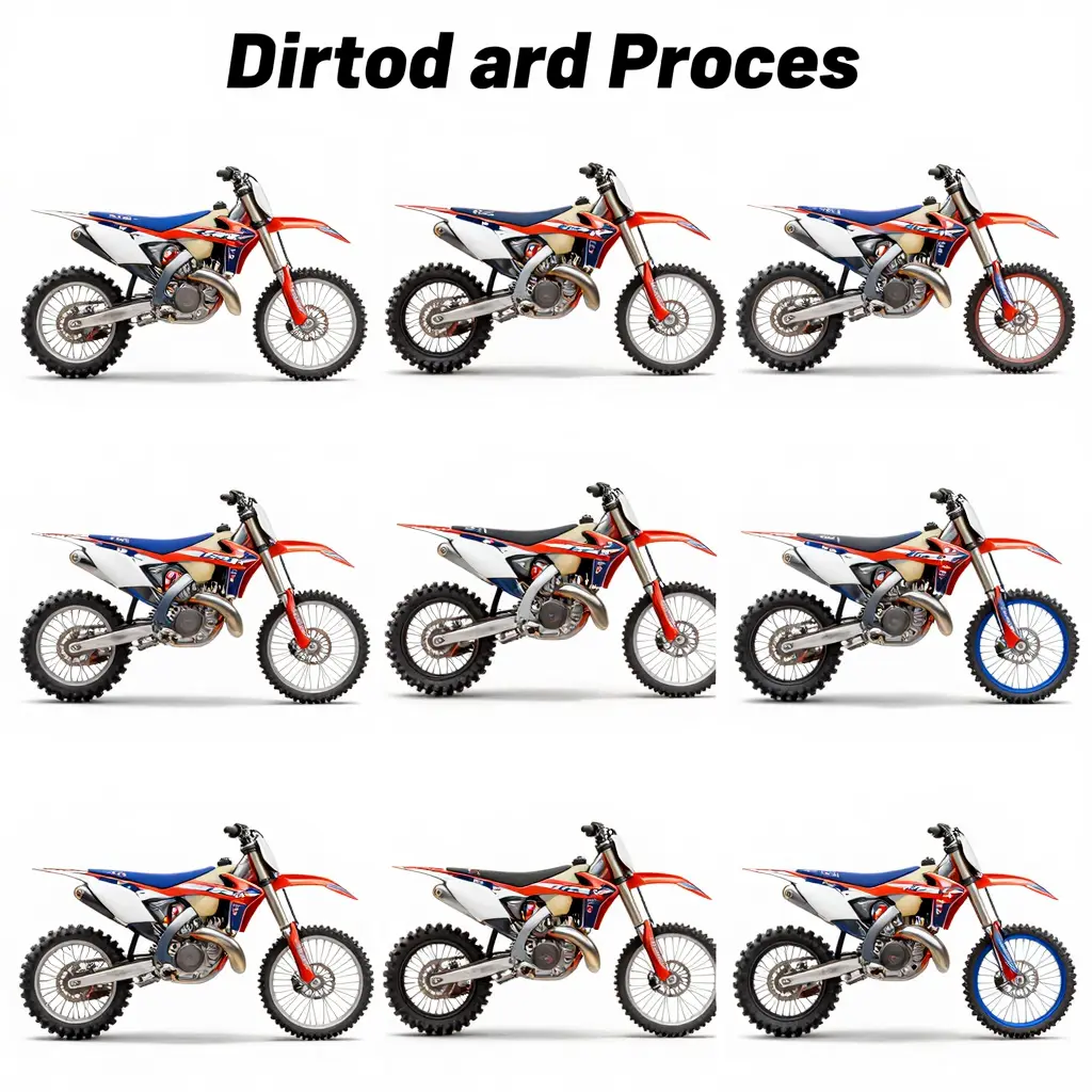 Application Process of Dirt Bike Graphics Kits