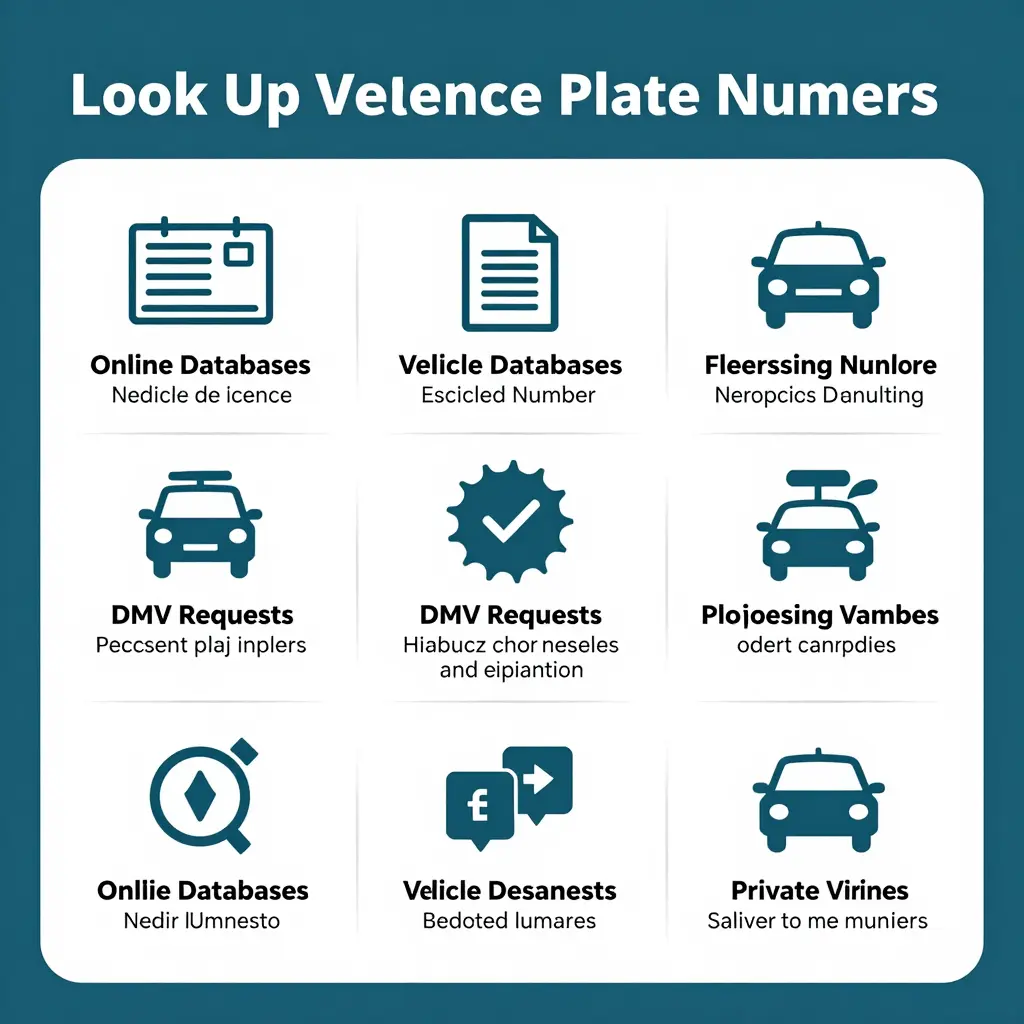 Methods to Look Up Vehicle License Plate Numbers